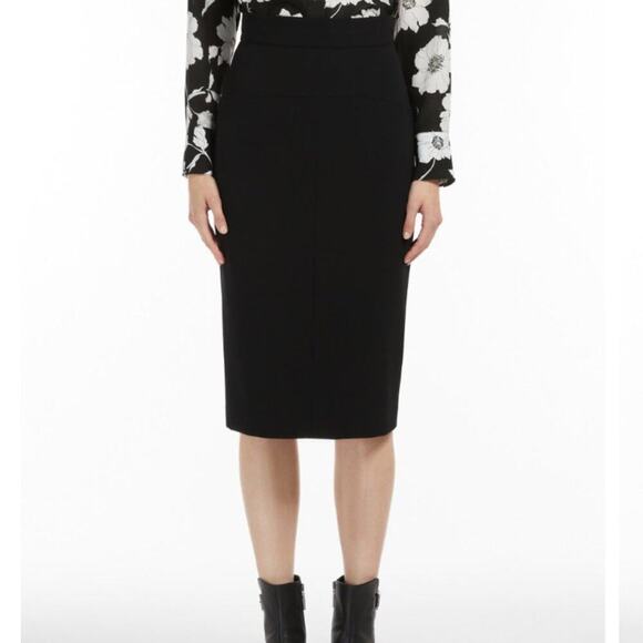 MAX MARA Black Pencil Skirt - Made in Italy - Picture 1 of 13